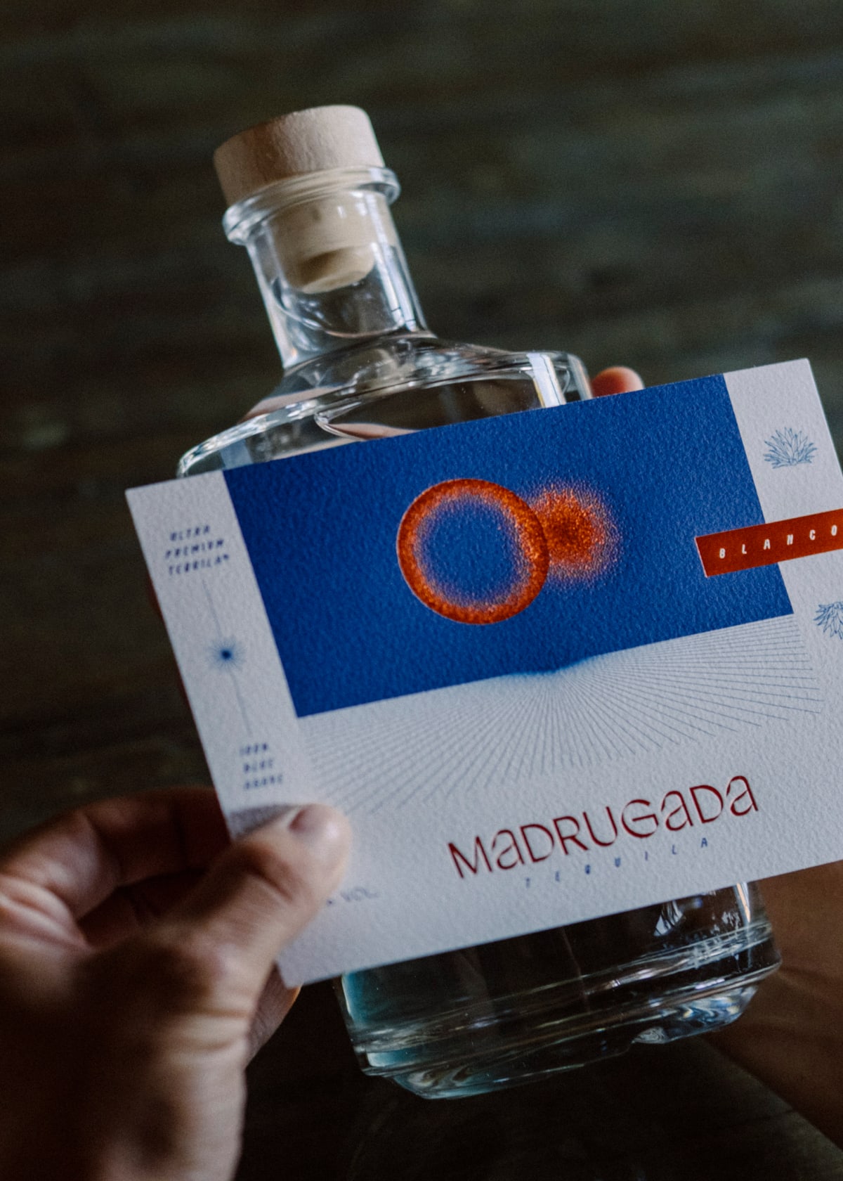 Madrugada Tequila bottle design